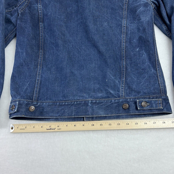 RARE Levi's White Tab 'Big E' Type 3 Vintage 60's/70's Denim Trucker Jean Jacket - Picture 7 of 15